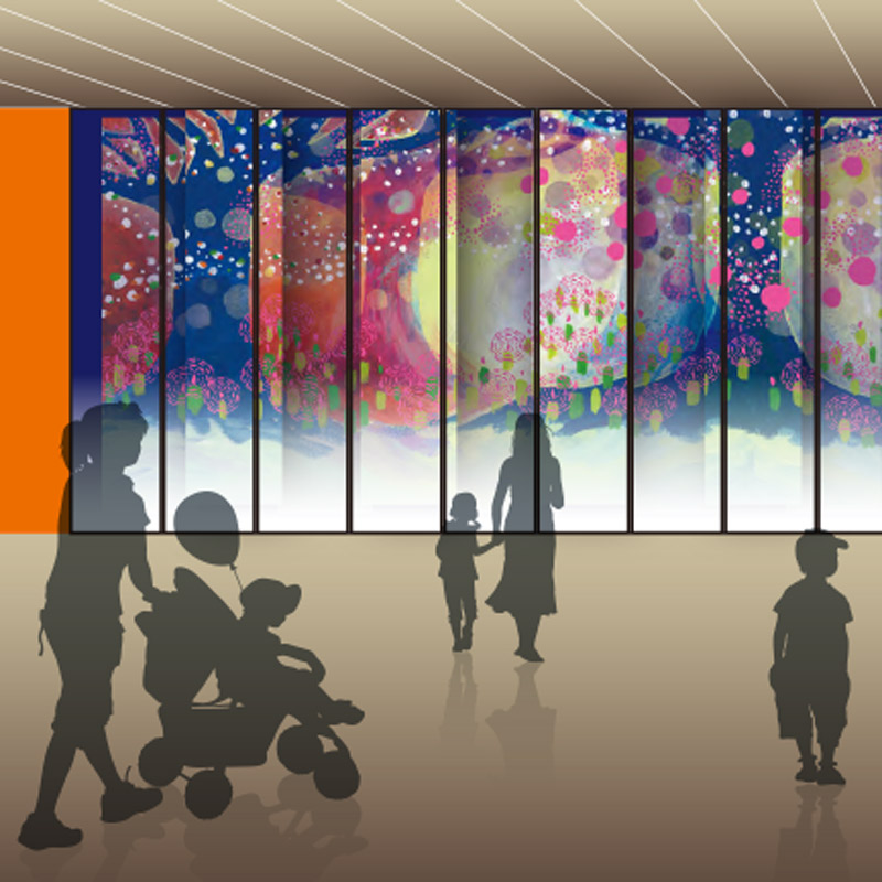 Garden Terrace タペストリー【冬】