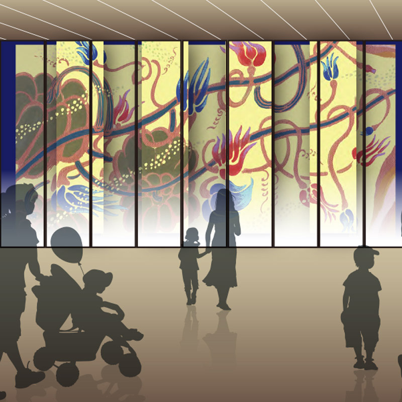 Garden Terrace タペストリー【秋】