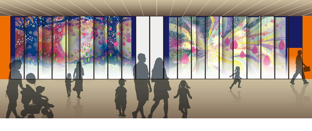 Garden Terrace タペストリー【冬】01