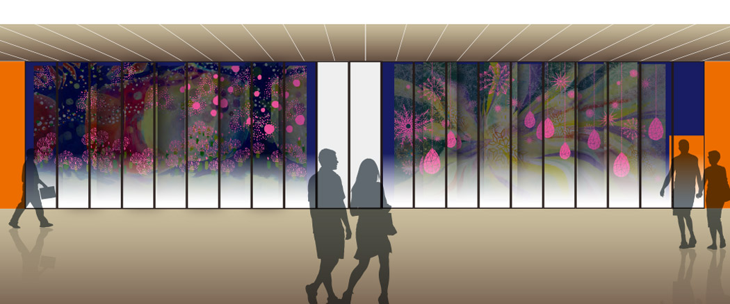 Garden Terrace タペストリー【冬】02